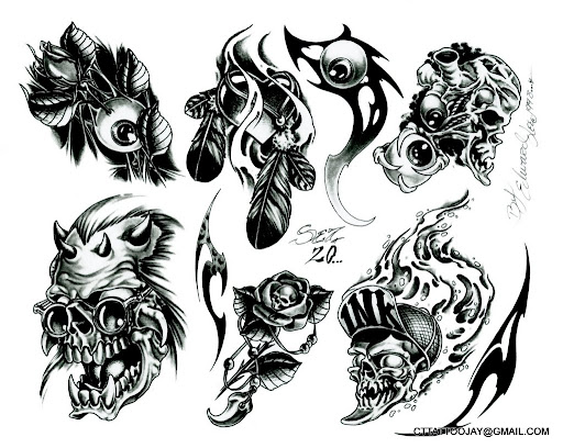 rose tattoo sketches